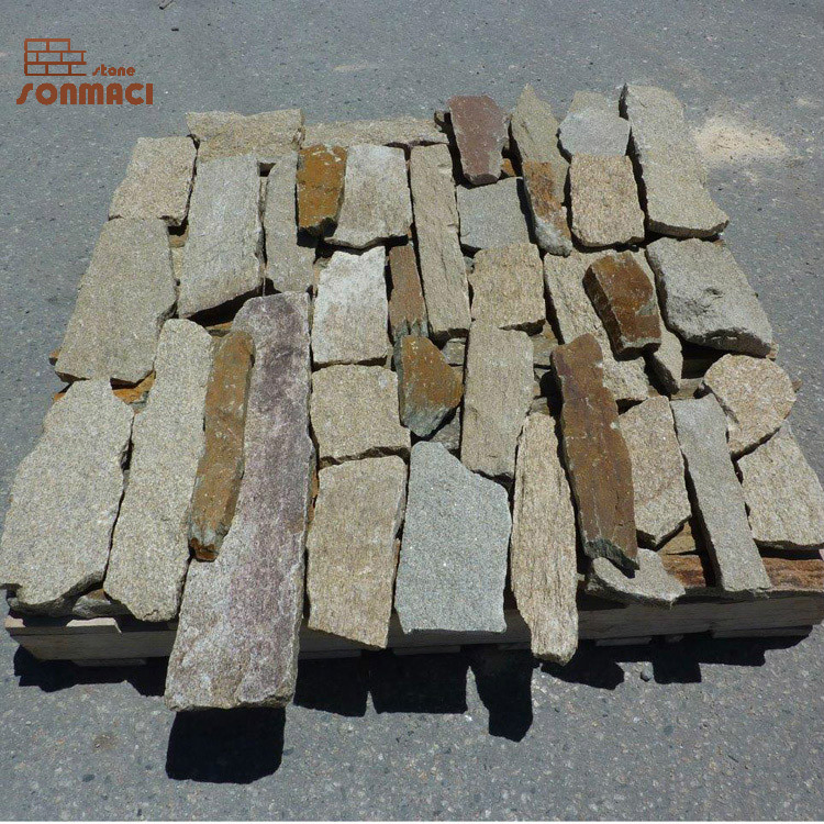 Natural Slate Exterior Stacked Stone Cladding