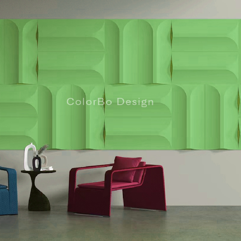 OEM Eco Protction Modern Design acoustic foam friendly decor qrd diffuser 3D Board