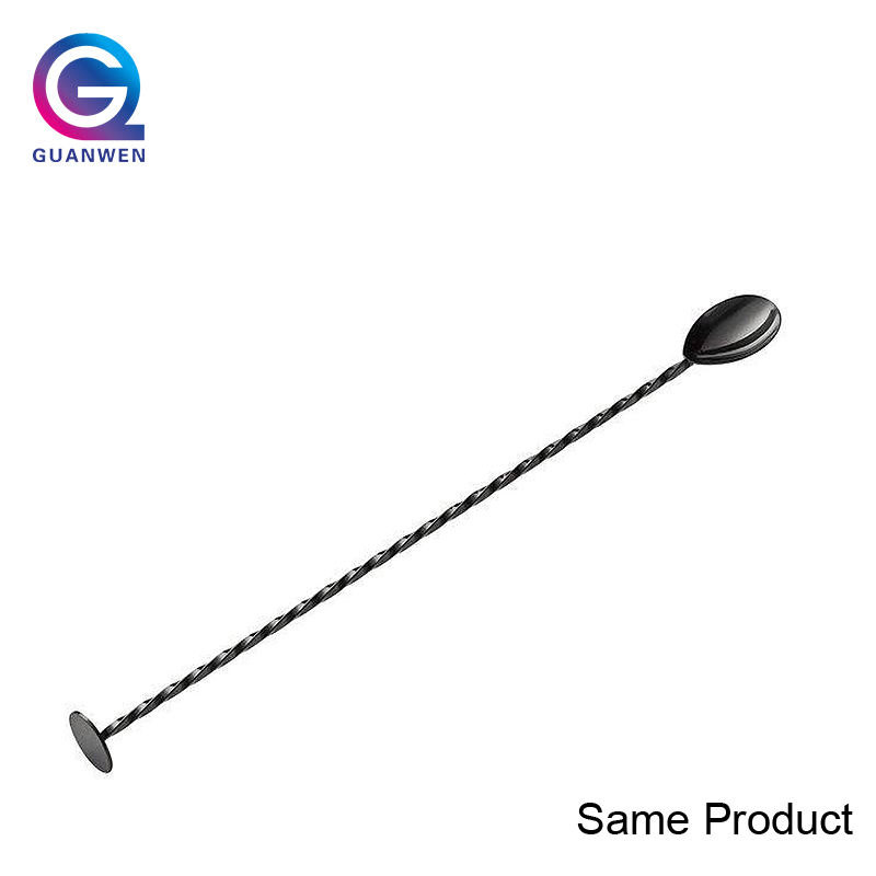 11 Inches Stainless Steel Bar Spoon Bartender Cocktail Shaker Cocktail Mixing Spoon