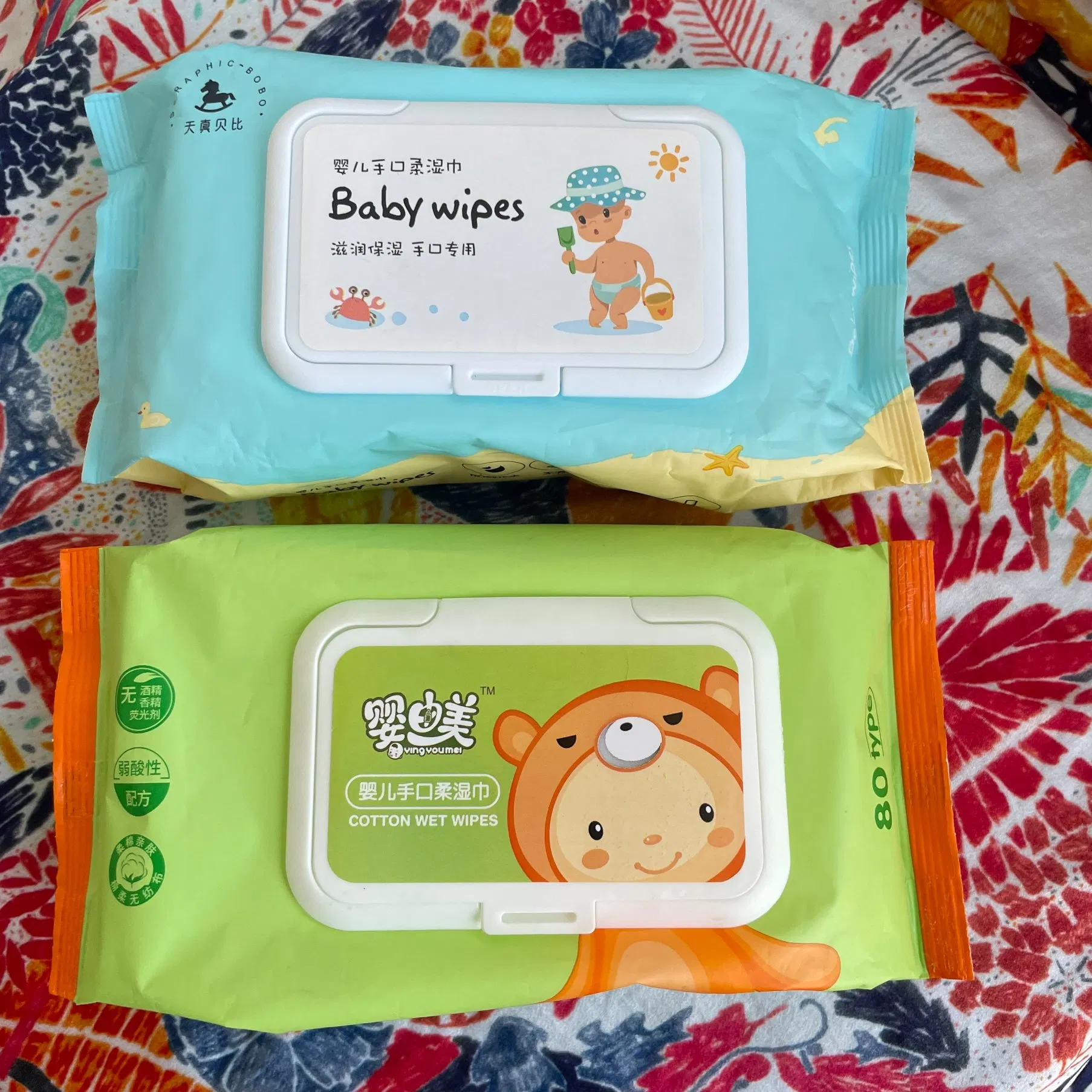 Factory Supply Cheap Non-Woven Fabric Cleansning Disinfectant Natural Care Baby Reusable Wet Wipes Without Alcohol
