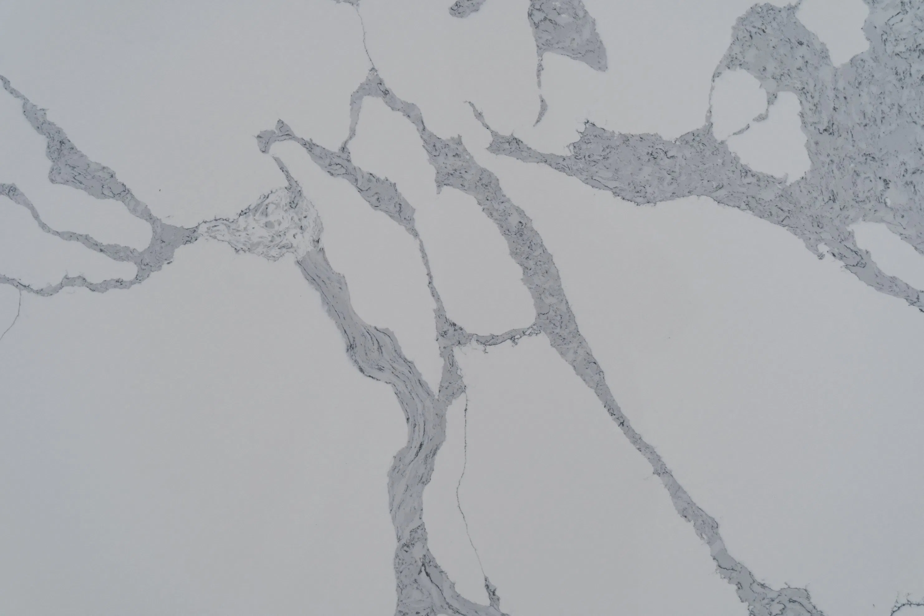 Customized Artificial Calacatta White 15 18 20 30 mm Thick Quartz Stone Slab Cuarzo Lamina