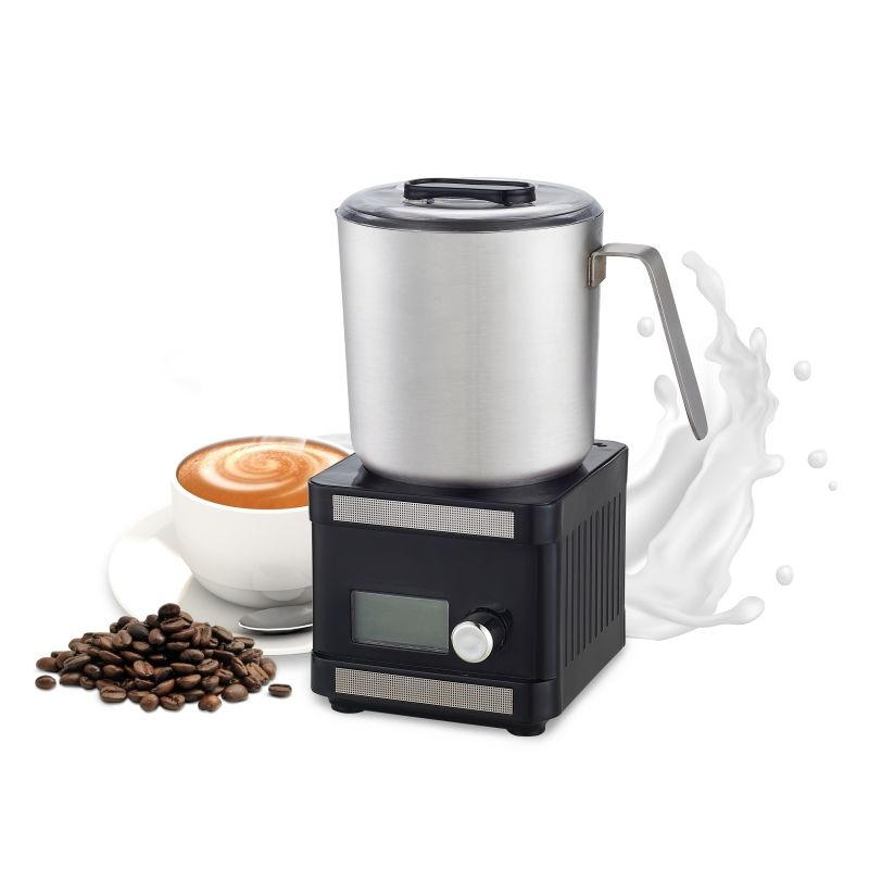 Commercial Automatic Coffee Milk Foam Maker Mixer Stainless Steel Electric Milk Frother