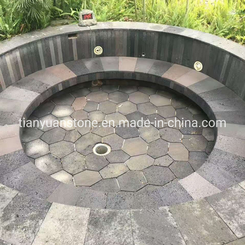 Honed Bluestone Andesite Stone Basalt for Wall and Floor Tile