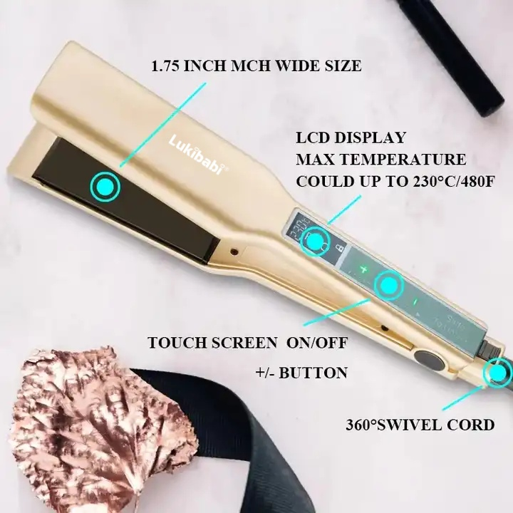 High Power Titanium Hair Straightener for Sleek, Smooth Hair