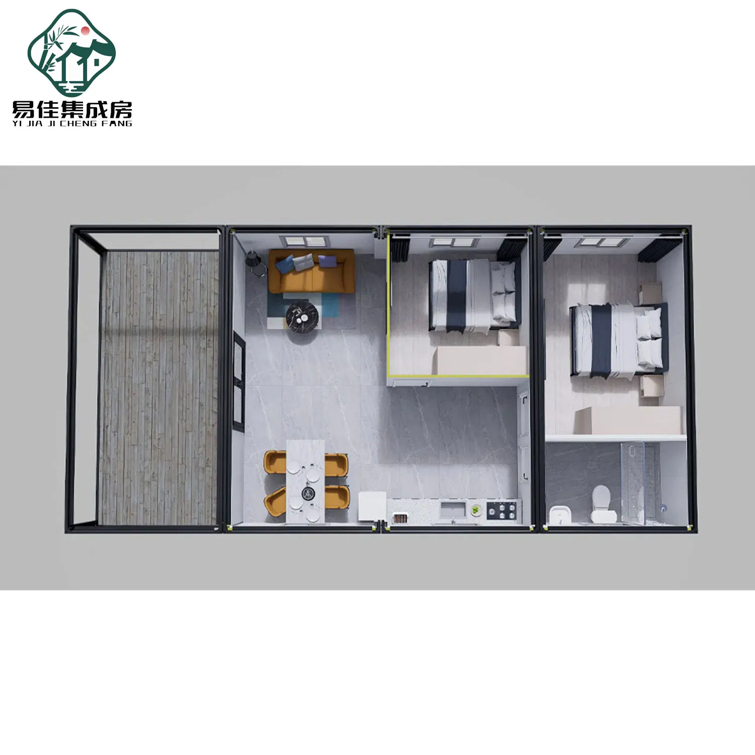 Prefabricated House Factory Price Flat Pack Folding Wooden Building Shipping Tiny Luxury Home Toilet Office Portable Mobile Modular Prefab Container House