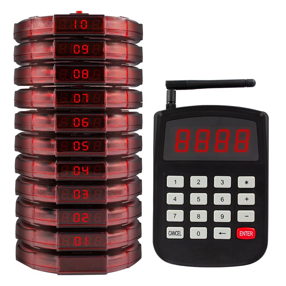CTP200 Wireless Restaurant Pager Queue Buzzer Paging System