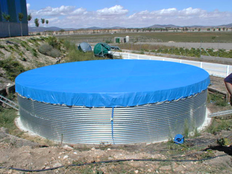 Customized Large Diameter 20m³ -1000m³ Factory Direct Sale Cheap Low Price Flat Top Corrugated Steel Tank