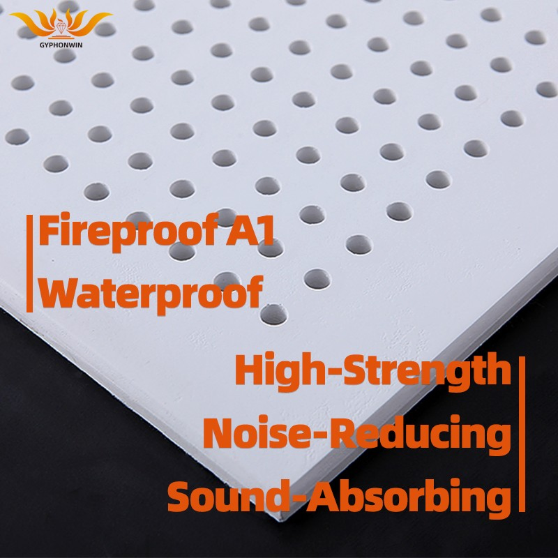 Acoustic Ceiling Gypsum Board Fireproof Gypsum Ceiling Board