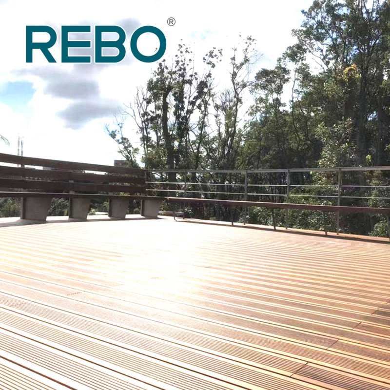 Fireproof Eco-Friendly Bamboo Outdoor Decking Flooring Board