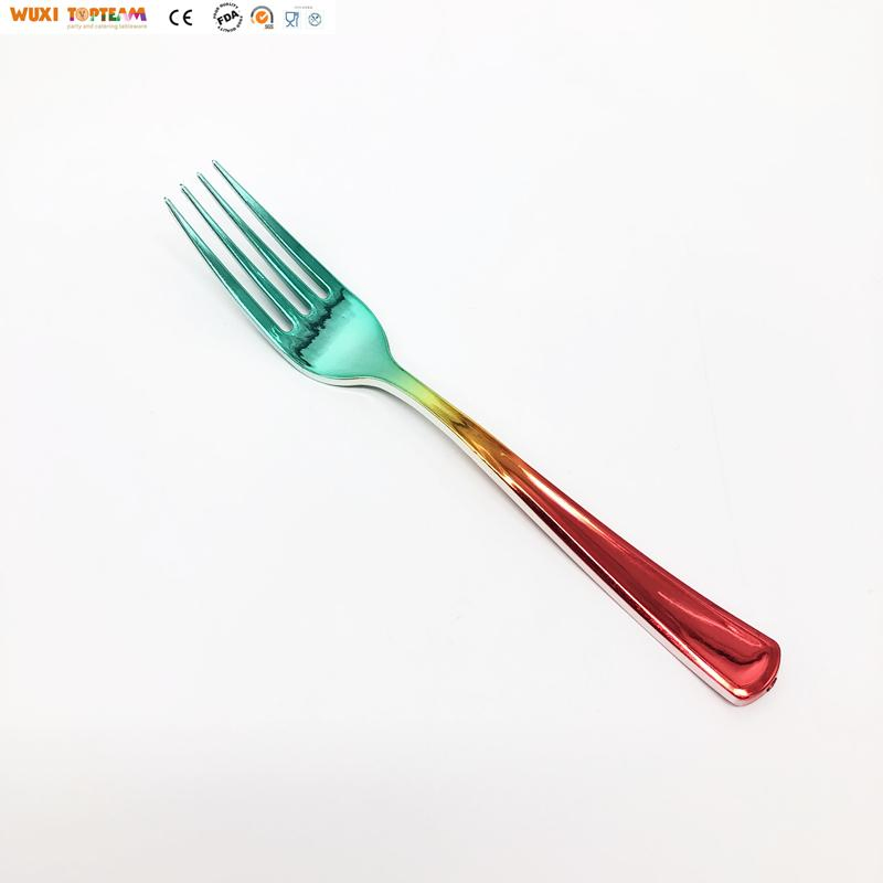 Vibrant Heavy Duty Plastic Cutlery Set for Weddings