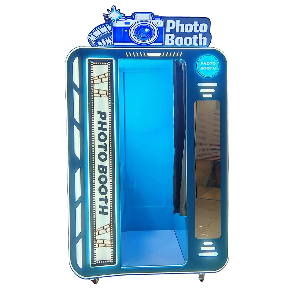 Customized All-in-One Photobooth Vending Machine Photography Booth Kiosk Printable Photo Booth with Printer