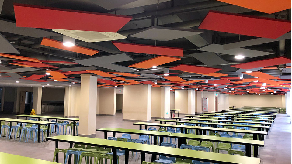 3D Hexagon Panel Polyester Fiber Acoustic Panel