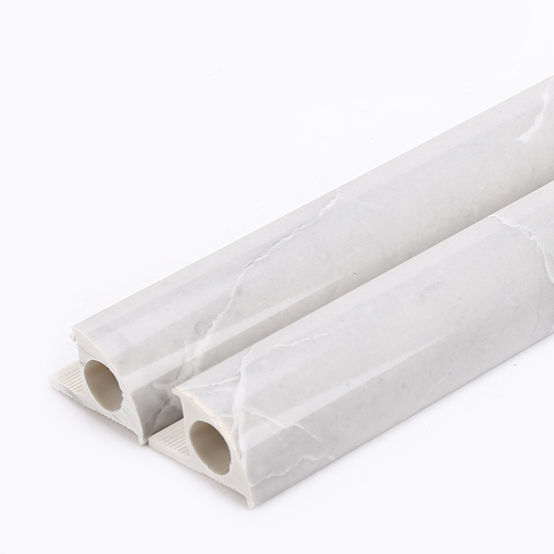Fast Delivery Modern Style Marble Ceramic Tile Outside Corner Trim Plastic PVC Round Tile Trim