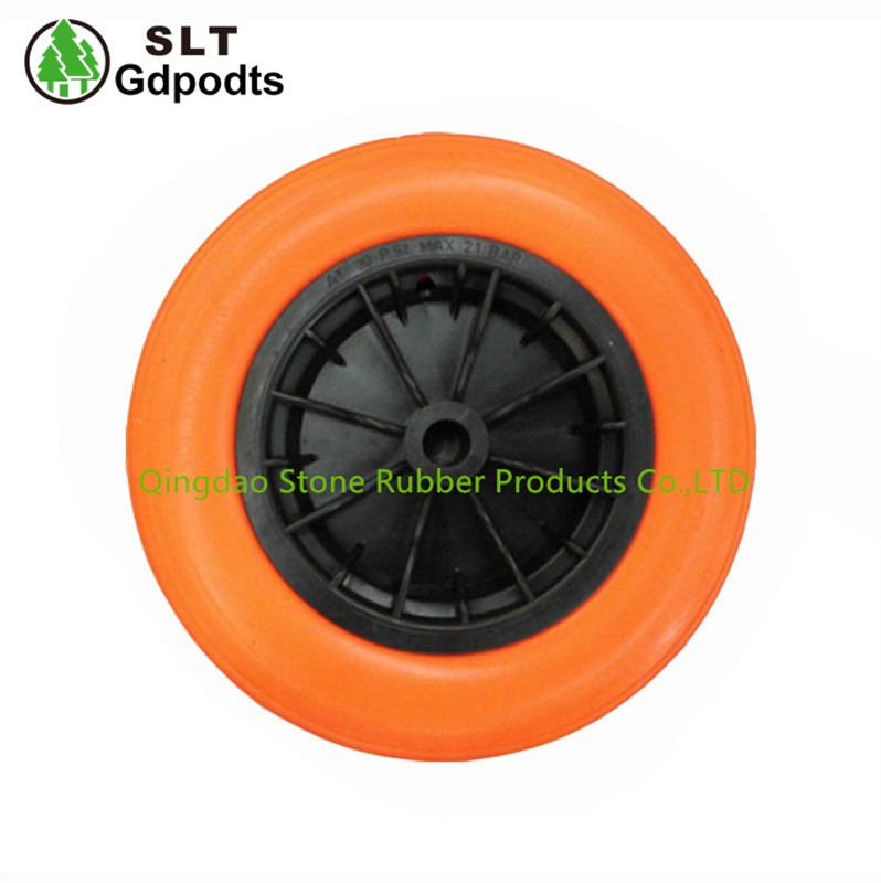 14 Inch Inflation Free Wheel PU Wheel for Wheelbarrow