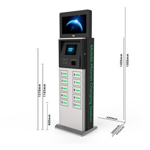 Автоматическая зарядная станция для телефонов с рекламным экраном