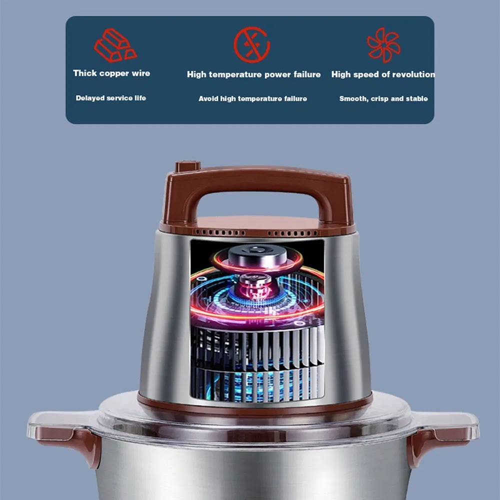 High Quality 6L 10L Stainless Steel Meat Grinder for Household Sale