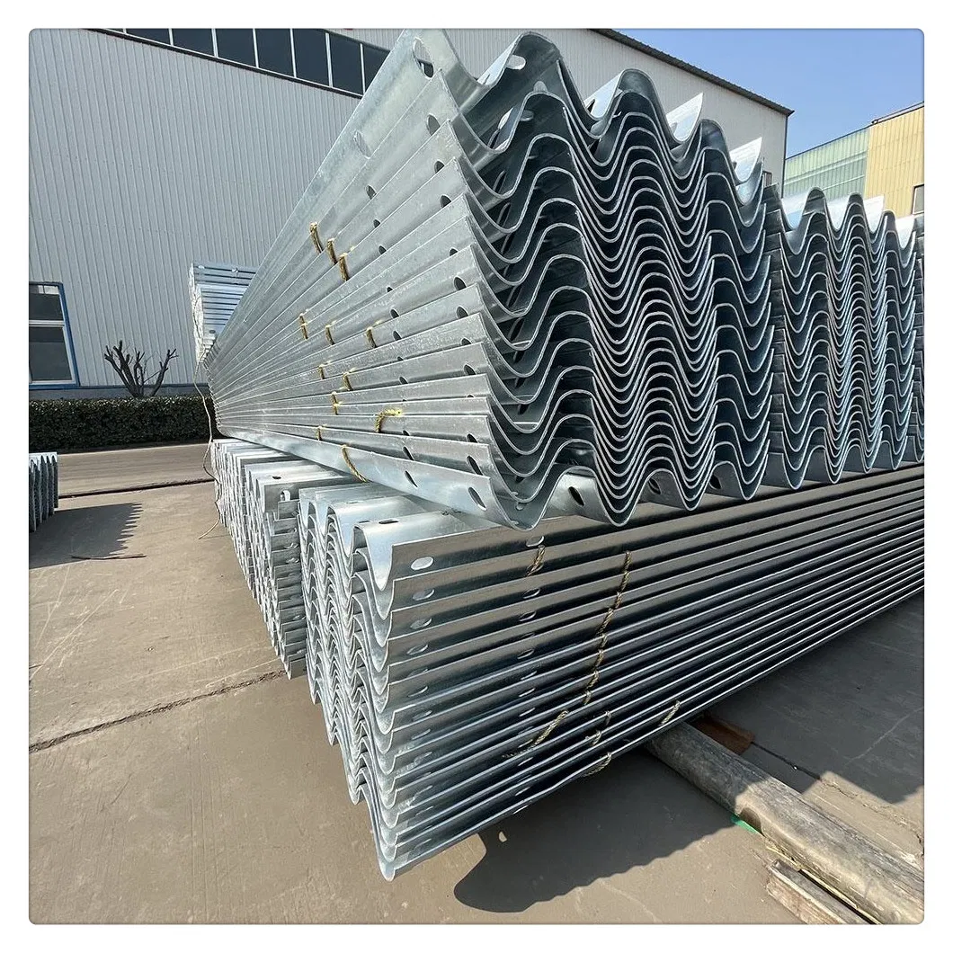 High Performance Highway Safety Barrier Three Beam Corrugated Thrie Beam Guardrail