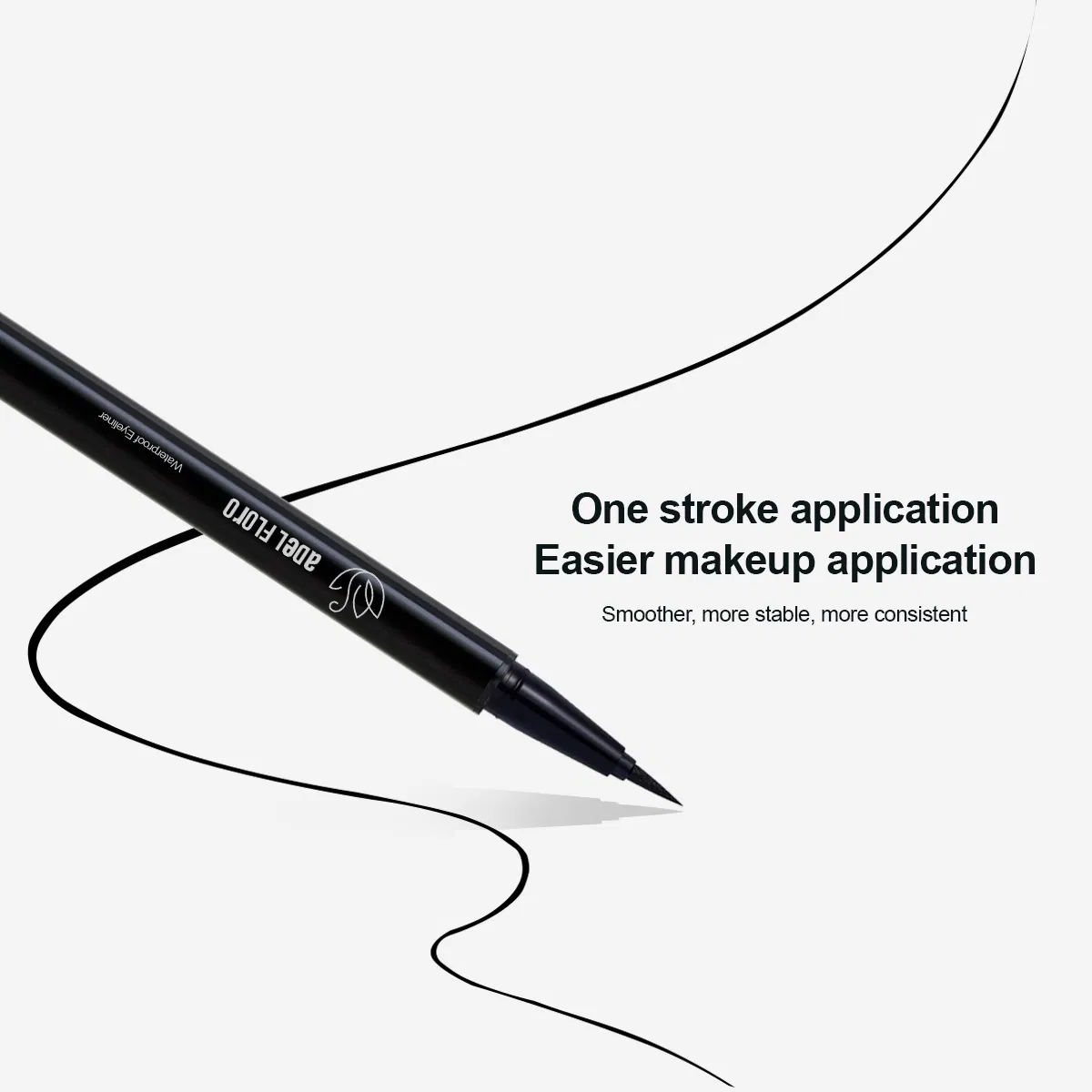 Permanent Hypoallergenic Natural Vegan Brown Black Waterproof Smudge Proof Liquid Eyeliner Makeup