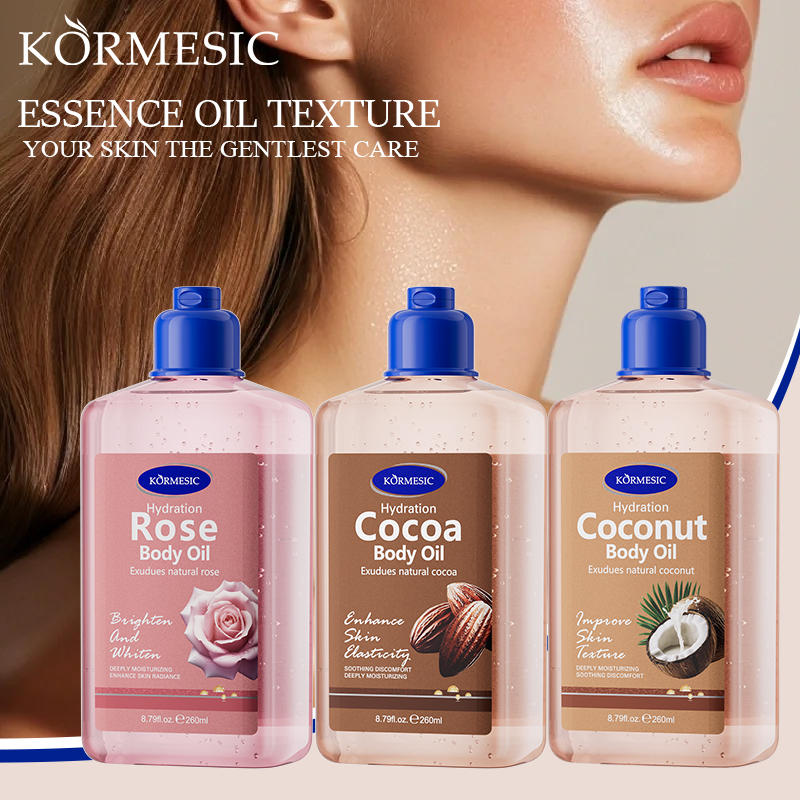 Deeply Nourishing Cocoa Body Oil for Soothing Skin Discomfort