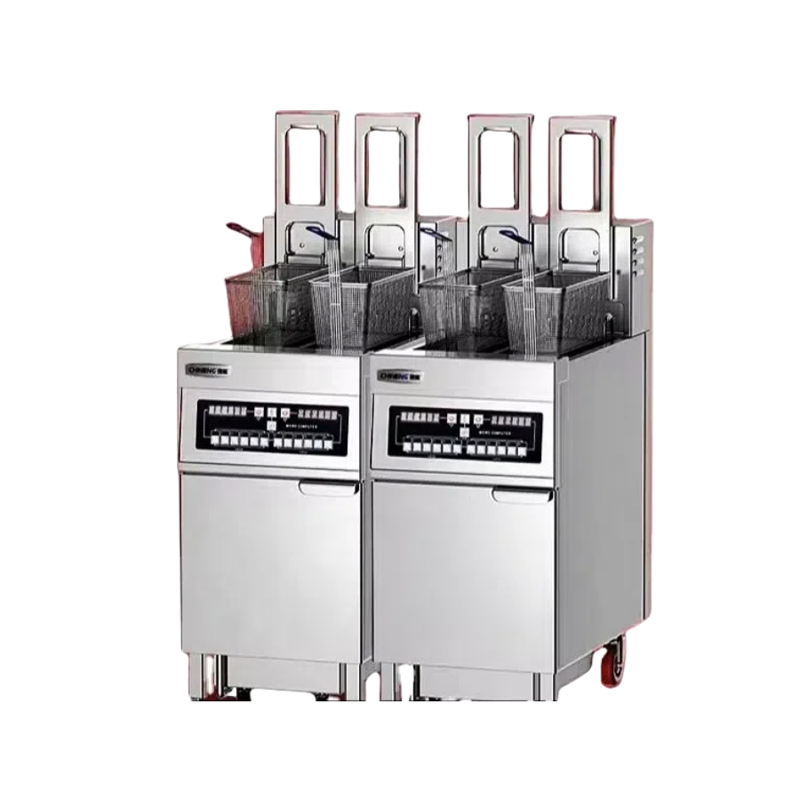 Stainless Steel Deep Fryer Matches Durable Western Cuisine Equipment