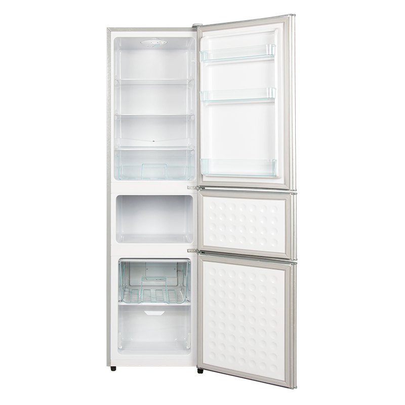 China Factory Great Quality Three Door Top Freezer Household Refrigerator Bcd-206s