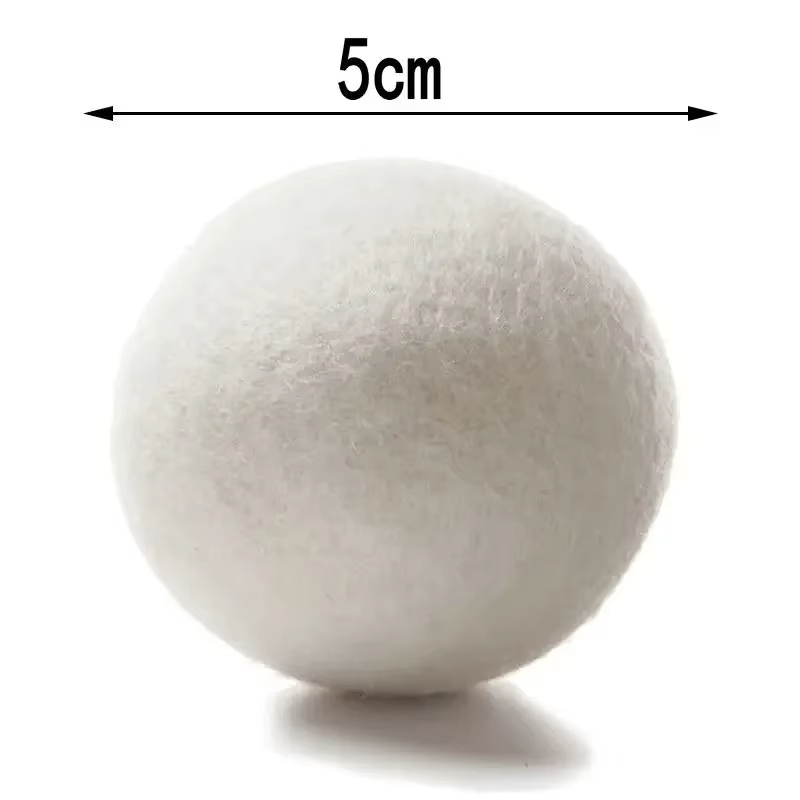 Chemical-Free Strong Adsorption Wool Balls Best Cleaning Organic Laundry Wool Dryer Balls
