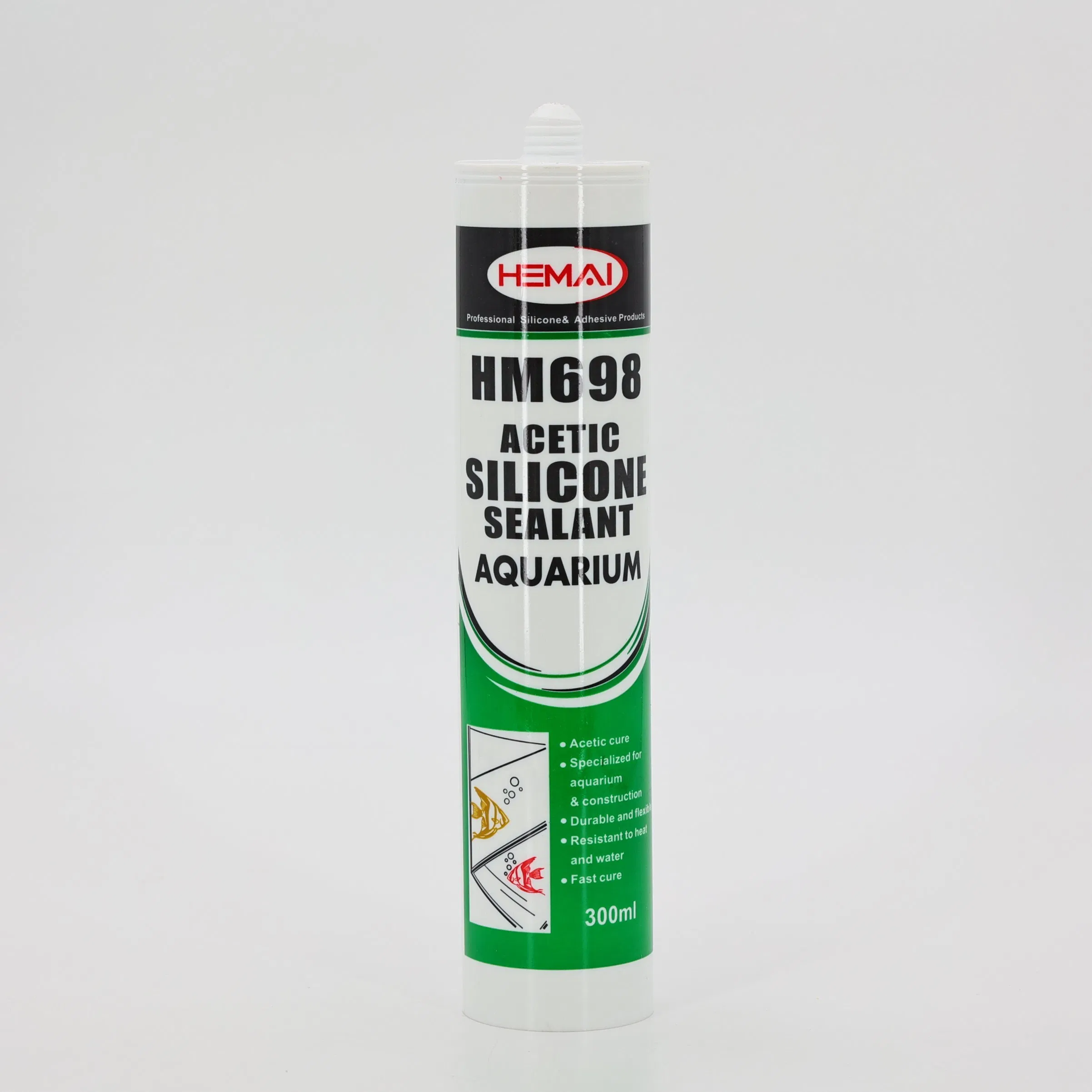 280ml/300ml Hemai RTV Fast Cured Gp General Purpose Acid Acetoxy Acetic Silicone Sealant