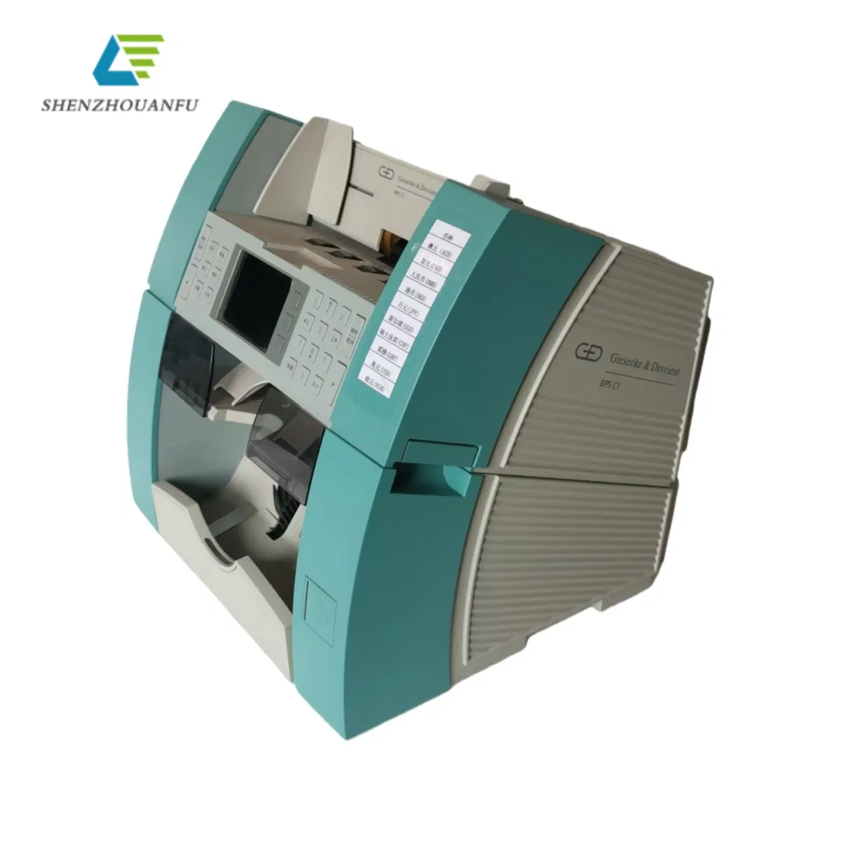 G&D BPS C1-F High-Speed Banknote Counter Machine 1200 Notes/Min 32 Currencies Fitness & Serial Number Detection