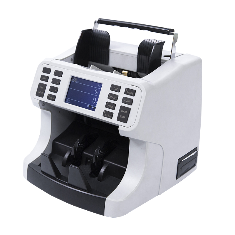 LD-8700 Money Counter with LED Display Cash Register Banknote Printer US Dollar Detection