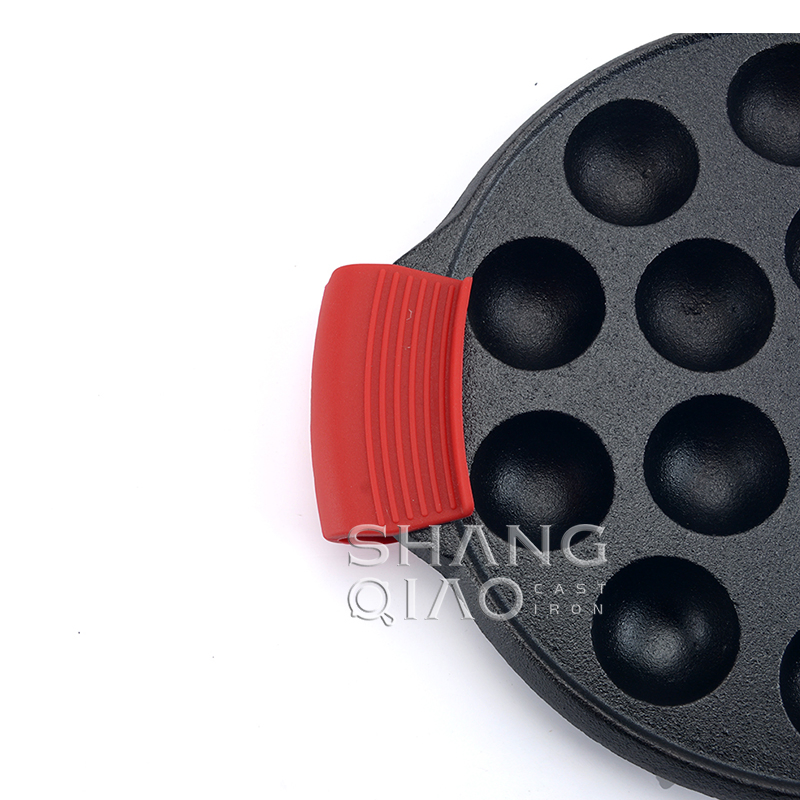 15 Hole Cast Iron Mini Cake Pan Poffertjes Pan Cooker