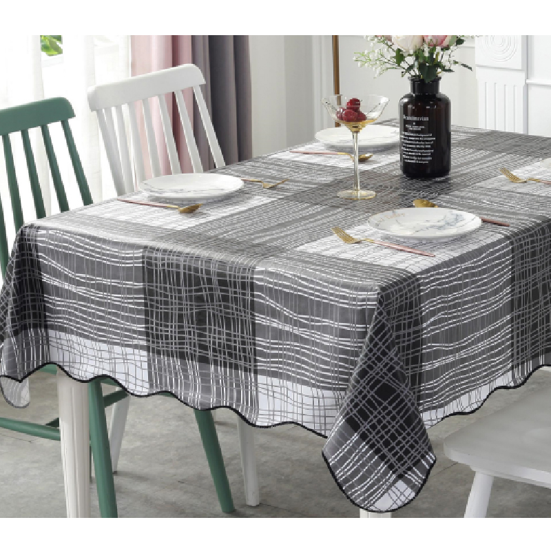 PVC 100% Waterproof Oil Proof Spill Proof PVC Wipe Clean Tablecloth