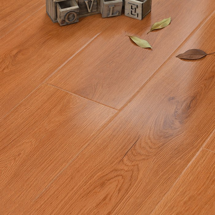 Highlight Bright Surface Indoor Laminated Flooring Engineered Wood 12mm Laminated Floor