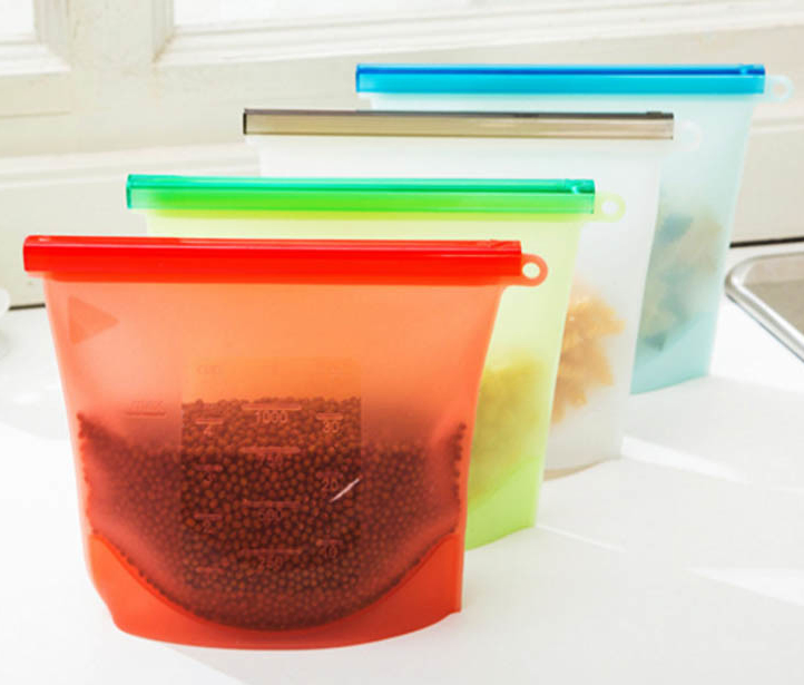 Food Grade Silicone Kitchenware Bags for Food Storage