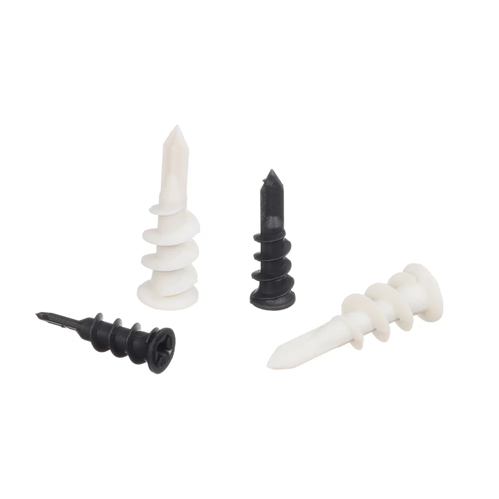 Customized ANSI JIS Ifi White Gray 17mm-55mm PE Plastic Nylon Zamack M10-M15 Self Drilling Drywall Nylon Anchors