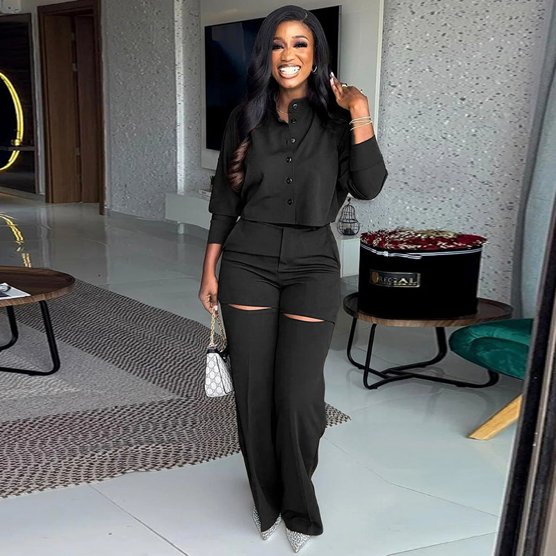 Комплект женский весенний топ и брюки