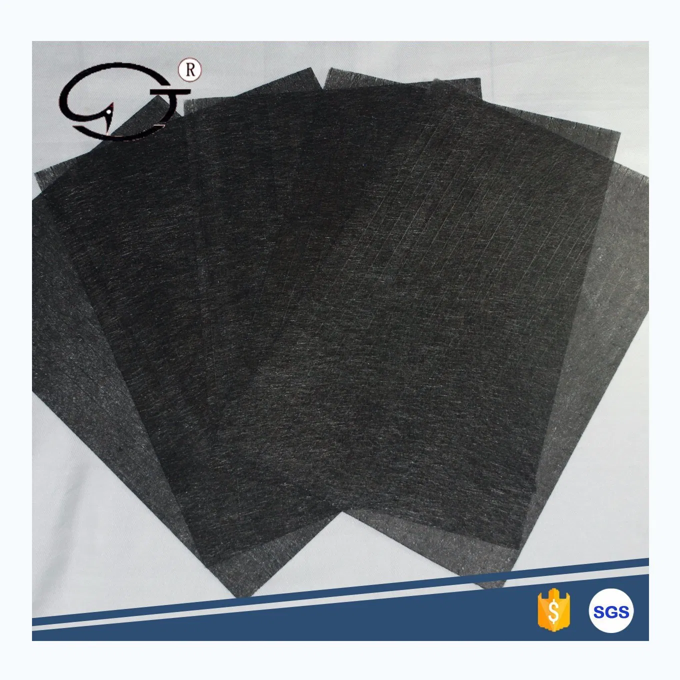 Fire Retardant Black Fiberglass Tissue Roll