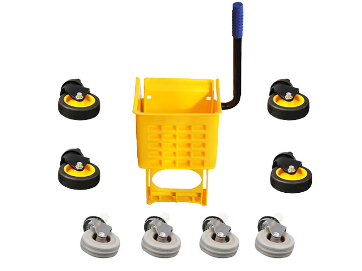 B-040d All-New Premium Plastic Single Mop Wringer Trolley