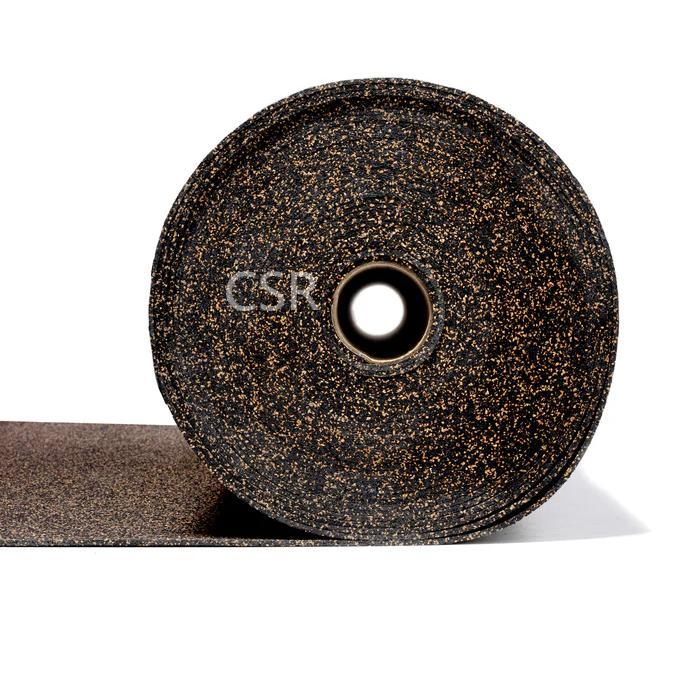 500 700kg/M3 Waterproof Eco Cork Rubber Underlayment Natural Rubber Underlay Floor Mat for Hotel Building Soundproof Material