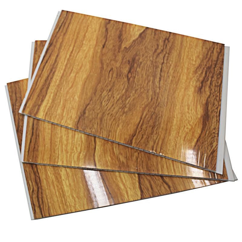 Modern Design Living Room Interior Waterproof False Artistic Strip Easy Ceiling Grid Laminated PVC Panel