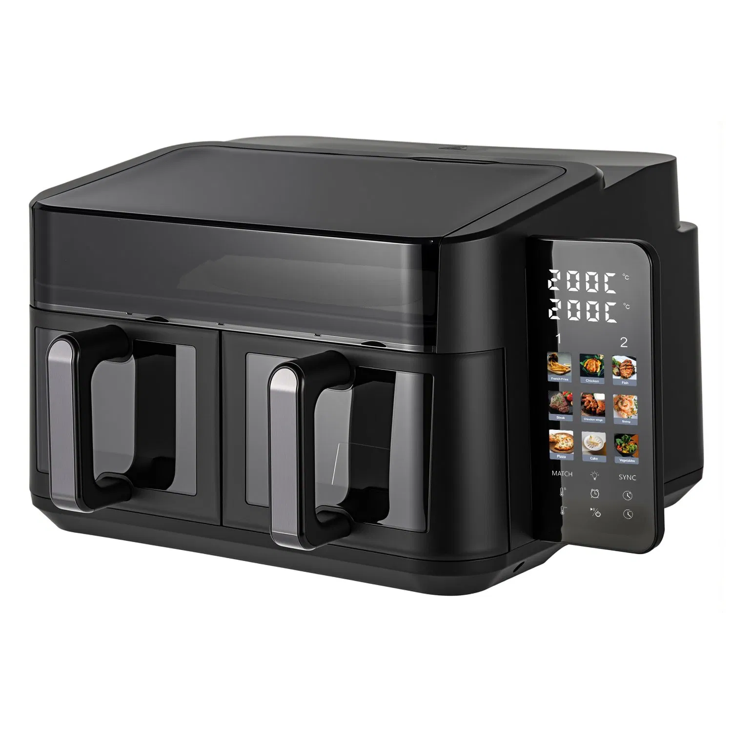 270° Visible Window New Air Fryer 9L with Dual Stack Air Fryer