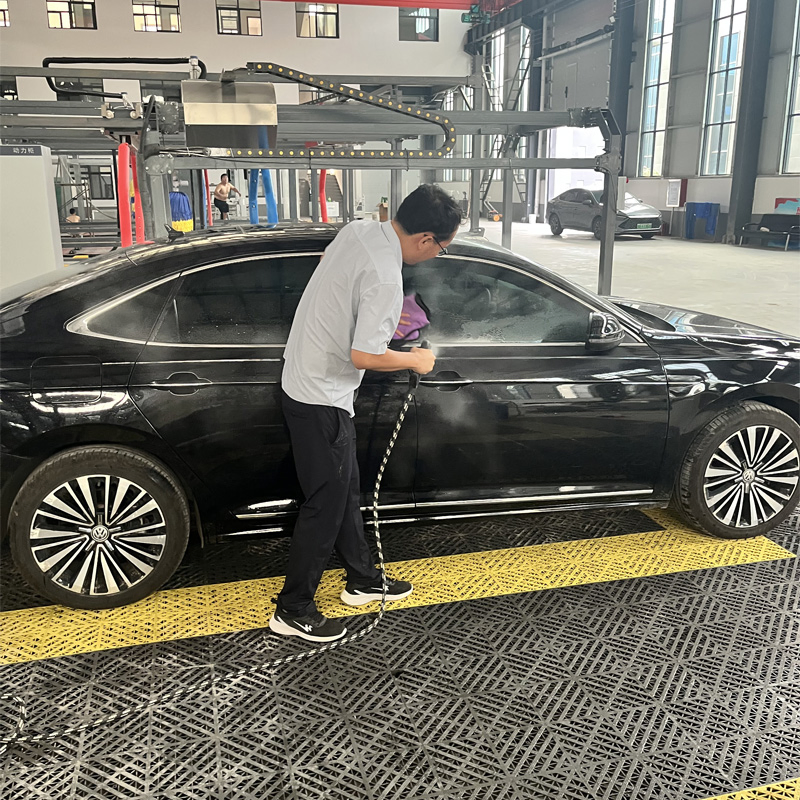 Electrically Heated Steam Cleaner - Heavy Oil Stain Removal Versatile Use