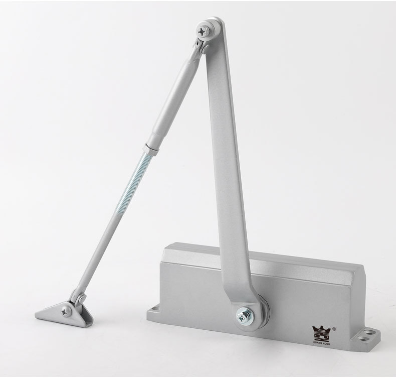 Buffer Hydraulic Door Opener Overhead Transom Door Closer with Spring Adjustable for Heavy Duty Wooden Fireproof Door 20-80kg
