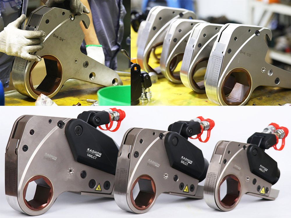 4xlct 489-5392nm Low Profile Hydraulic Torque Wrench Ratchet Cassette