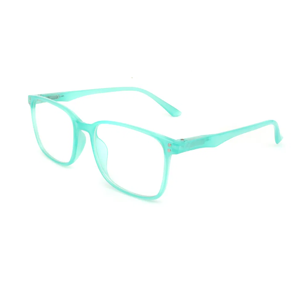 Transparent Grey Blue Light Resistant Eyeglass Frame Flat Lens Computer Square Male and Female Student Optical Frames