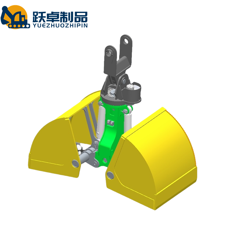 Heavy Duty Hydraulic Clam Shell Bucket for Excavator Spare Parts Available
