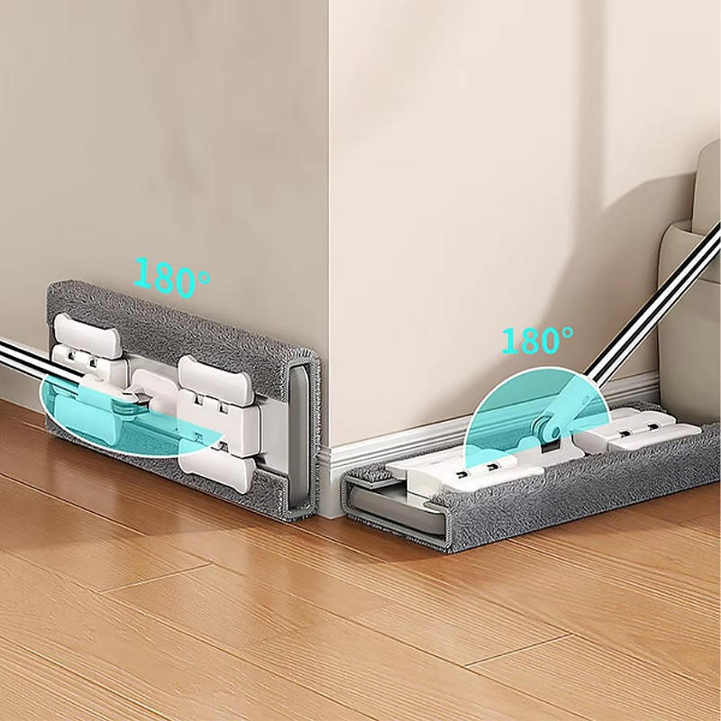 Promotional Factory New Arrivals Professional Microfiber Long Handle Household Items Flat Mop