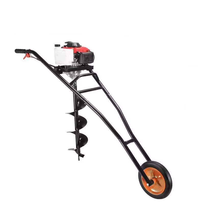 High Performance 144F Engine,53CC Petrol Earth Auger Hole Digger for Drilling