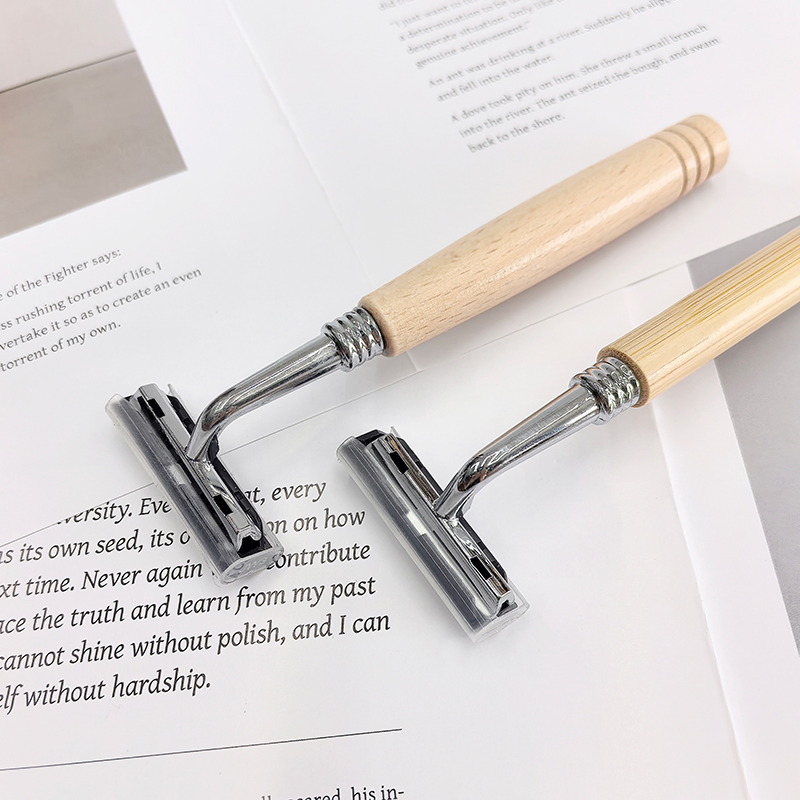Customized Reusable Travel Disposable Safety Bamboo Razor