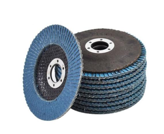 4-1/2" X 5/8"-11 T29 - Angle Face Zirconia Alumina Fiberglass Flap Disc, 120 Grit