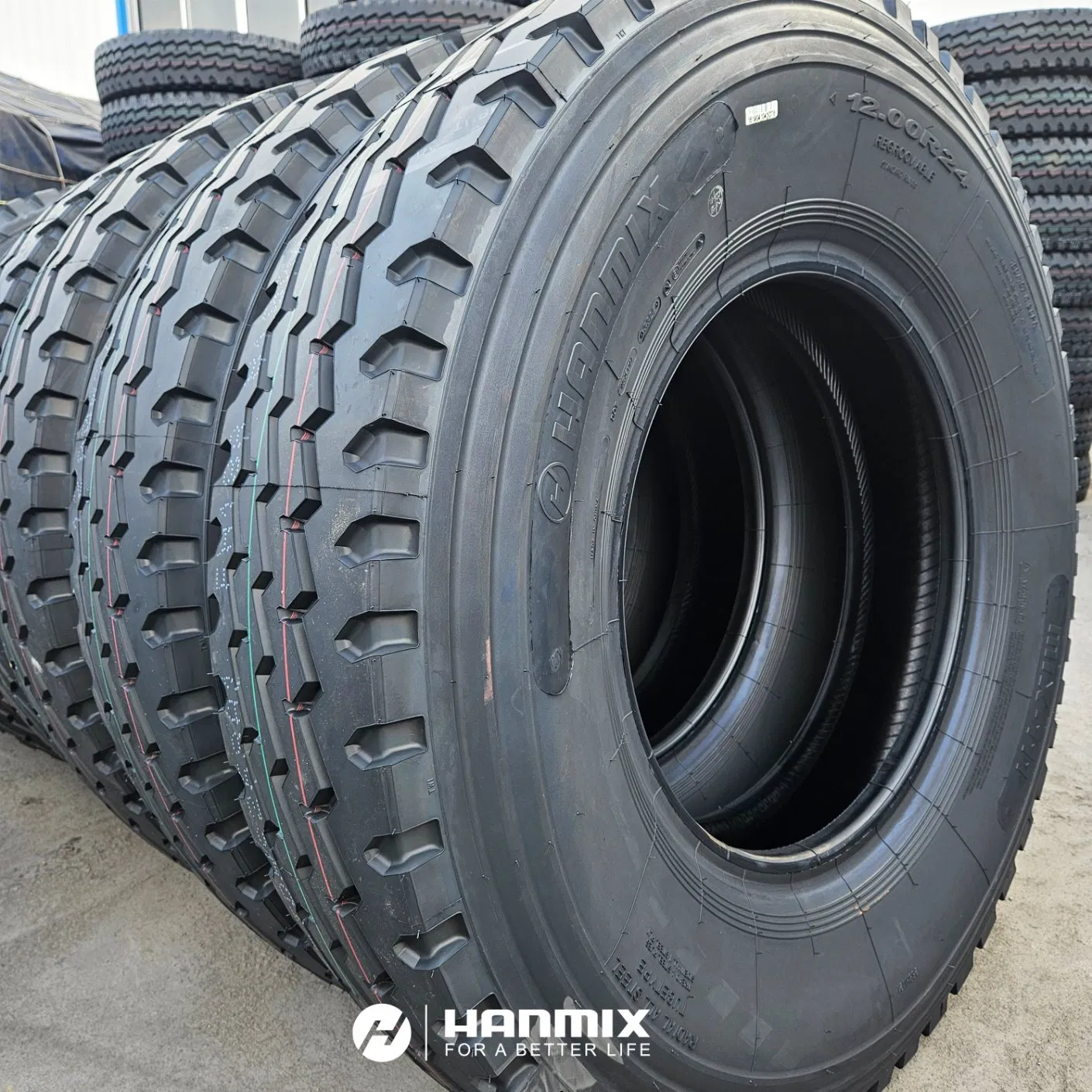 Шины вседорожные грузовые и автобусные радиальные Hanmix, 7.50R16, 11R22.5, 12R24, 12R22.5, 295/80R22.5, 315/80R22.5